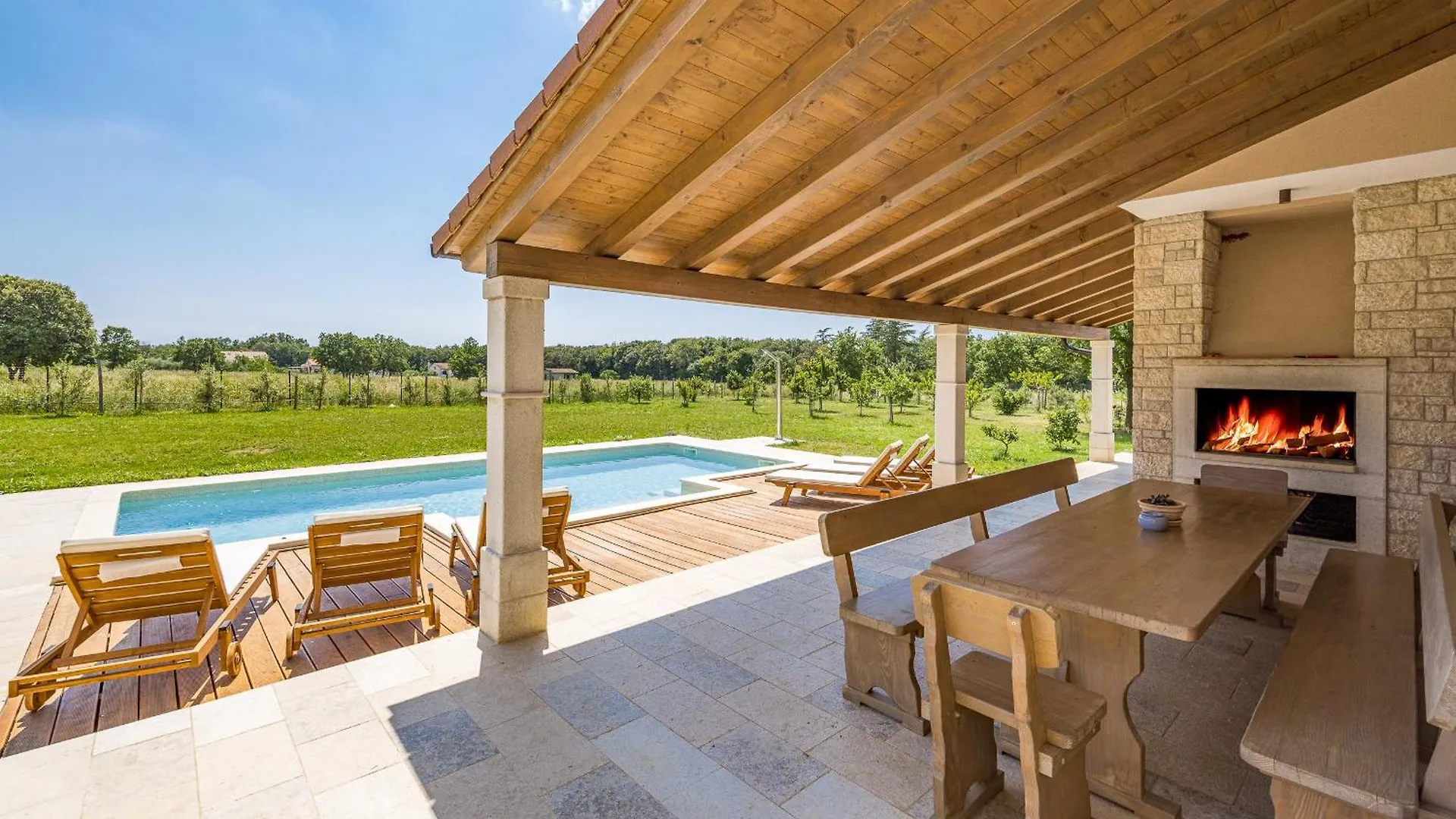 Villa Campagna Near Fazana With 7250M2 Large Garden And Sauna Galižana